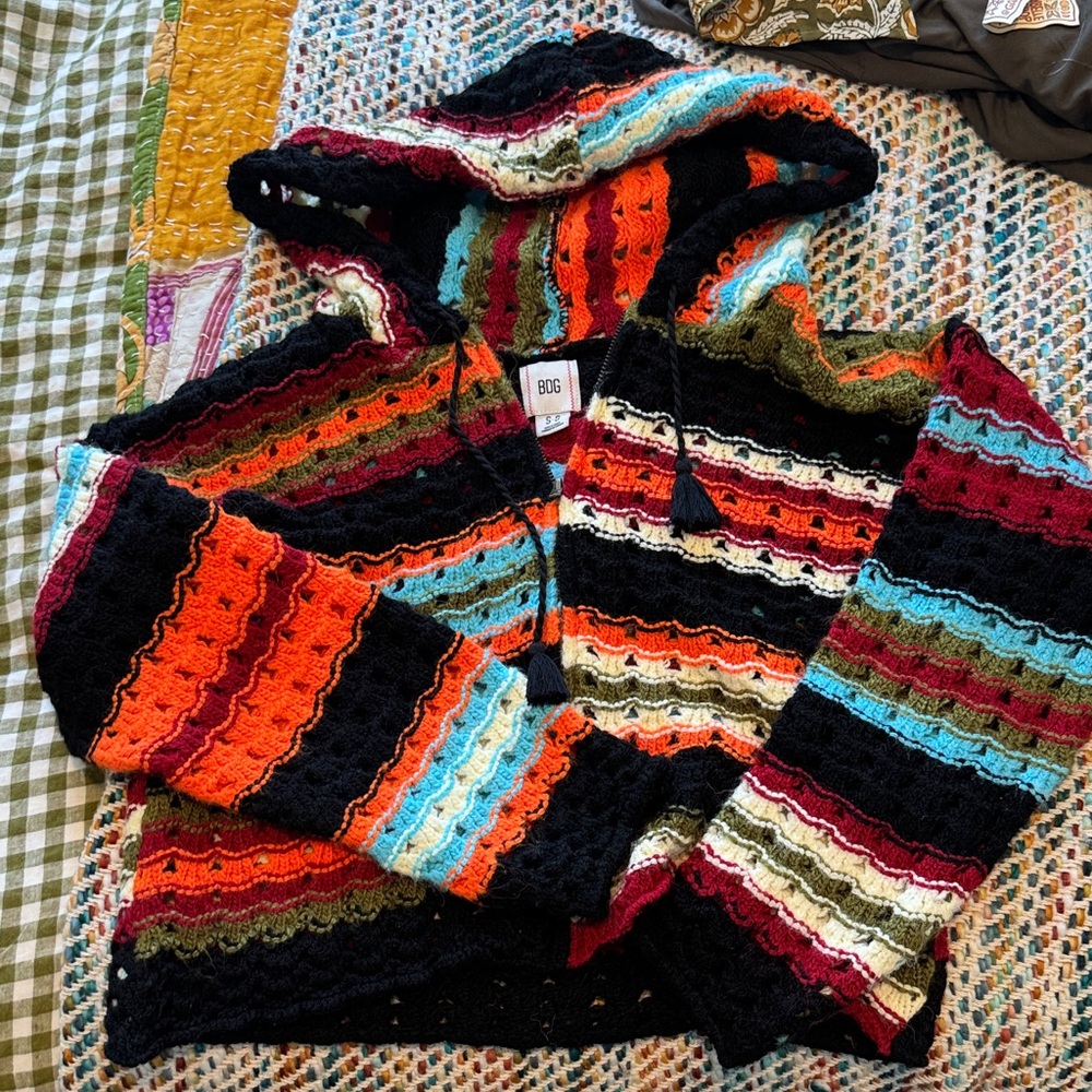 BDG Multicolor Knit Jacket